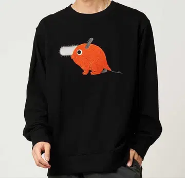 그라니프 체인소 맨 콜라보 포치타 맨투맨 S 사이즈