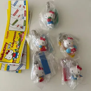헬로키티 70's 피규어 마스코트 전 5종 풀 컴프 가챠