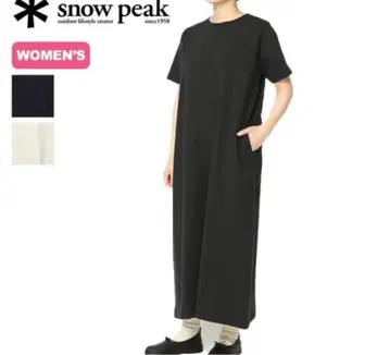 스노우피크 블랙 롱 원피스
