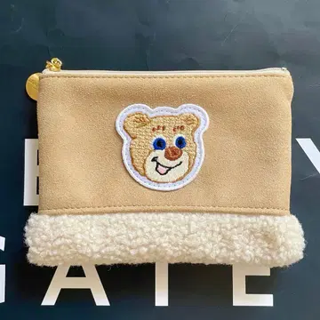 used 새상품급 러브러리 올드 테디 와펜 보아 파우치 페이러