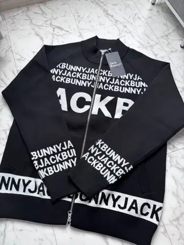 Jack Bunny! 로고 집업 자켓 사이즈 5