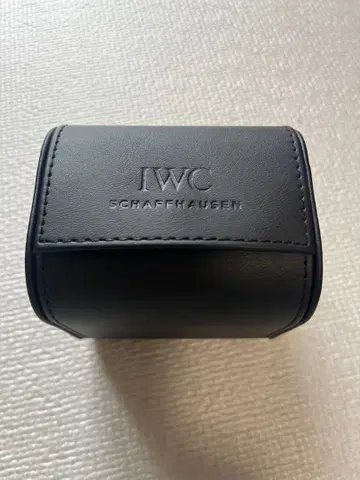 IWC 가죽 시계 케이스 블랙
