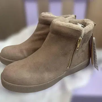 발수 보온 깔창 부츠 베이지 XL