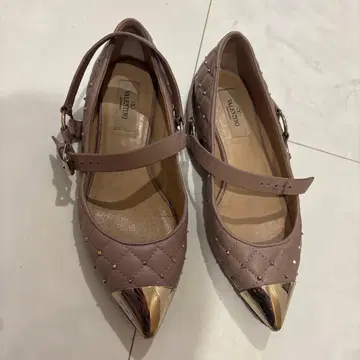 발렌티노 펌프스 핑크 골드