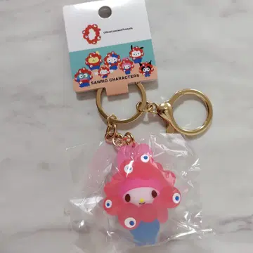 마이멜로디 산리오 미야쿠미야쿠 클리어 컬러 마스코트 키링