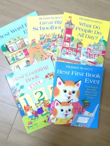 리처드 스캐리 그림책 세트 5권