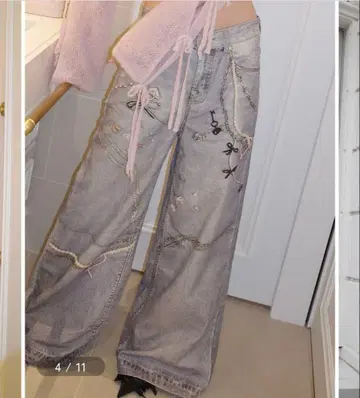 POMME d'amour toy print denim