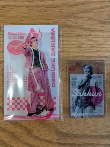 SnowMan 사쿠마 다이스케 아크릴 스탠드 클리어 스티커