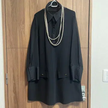 ZARA 블랙 셔츠 드레스 L