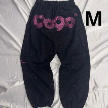 9090 girl 90 로고 글리터 스웻 팬츠 M