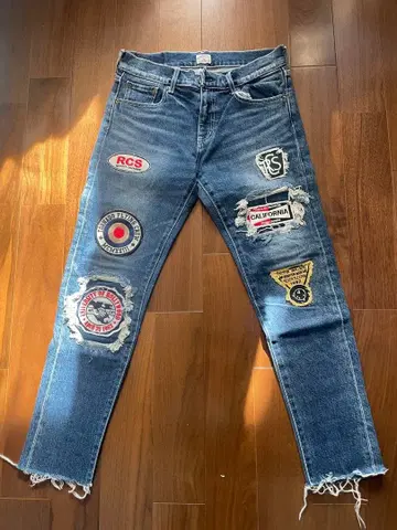 RODEO CROWNS 패치 데님 S