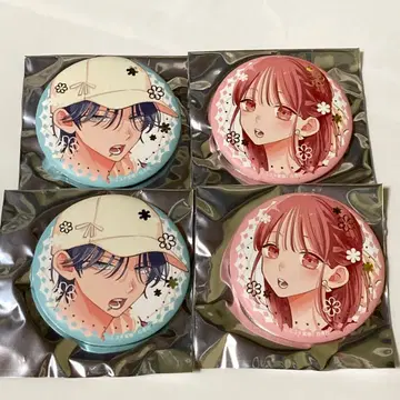 봄의 폭풍과 몬스터 미유키 꿀벌 캔뱃지 멜론북스 봄몬 꽃과 유메