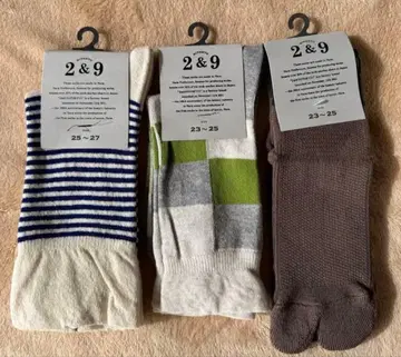 2&9 삭스 3족 세트 사이즈 25-27/23-25