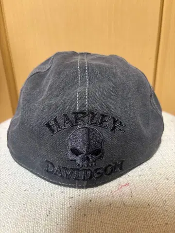 HARLEY-DAVIDSON 스컬 자수 헌팅캡