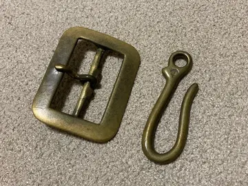 놋쇠 버클 키링 키링 닻 이카리 금장 장식 앤티크