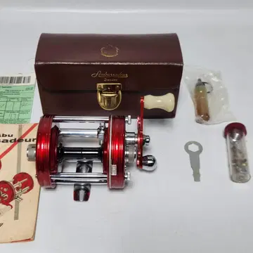 Ambassadeur 6000 낚시릴 빨간색