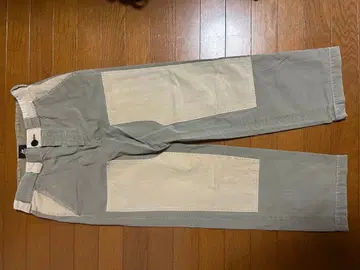 그레이 패치워크 워크 팬츠