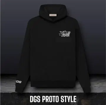 DGS PROTO Style 풀오버 후드티 (블랙) L 사이즈