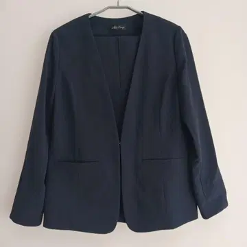 네이비 노카라 비즈니스 정장 LL