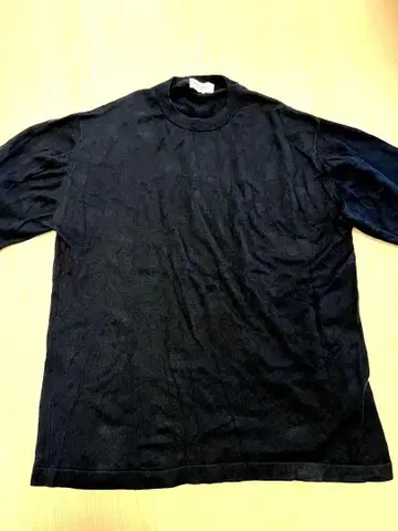 중고 JOHN SMEDLEY 썸머 니트 반팔 티셔츠 L size