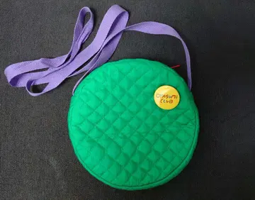 오야스미 클럽 원형 패턴 숄더백