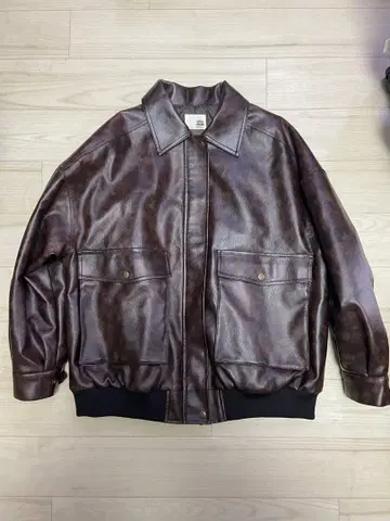 브라운 봄버 자켓