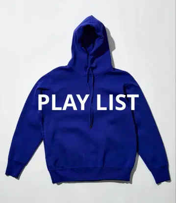 [새상품급] PLAY LIST 플레이리스트 후드티 후디 퍼플 L