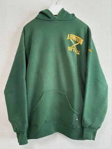 러셀 애슬레틱 더블 페이스 맨투맨 후드티 USA제 90s