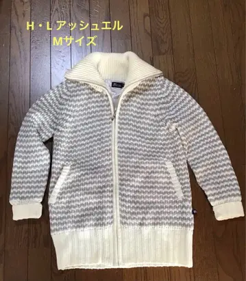 H.L 아쉬엘 니트 아우터 안감 부착 M