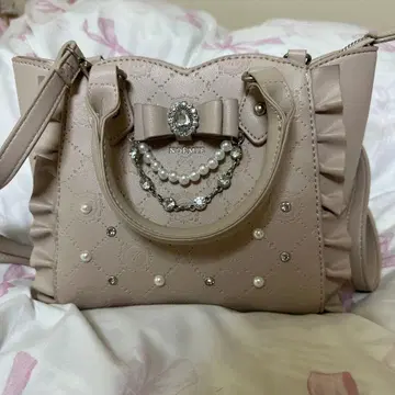 NOEMIE 사키마루쨩 콜라보 키라키라 비쥬 2way 숄더백 핑크