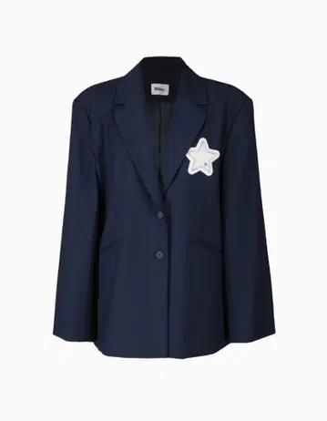 [ 미사용 새상품 당일 발송 ] Bibiy. 테일러드 자켓 네이비