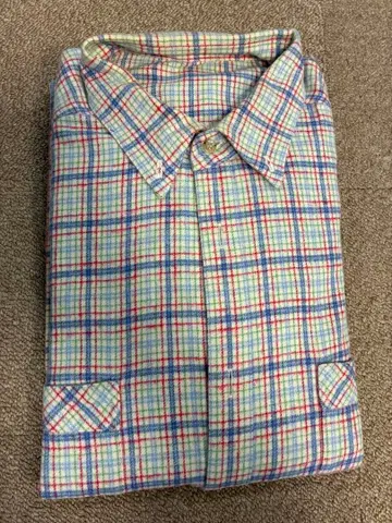 파파스 플란넬 셔츠 긴팔 체크