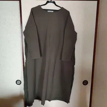 츠키노와 올리브 긴팔 롱 원피스