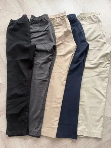 5장 세트 슬랙스 허리밴딩