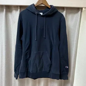 Champion Reverse Weave 후드티 네이비