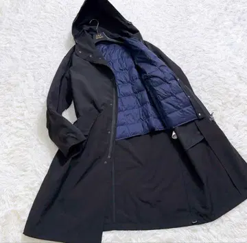 TAION/체온 다운 아우터 밀리터리 후디드 코트 2WAY