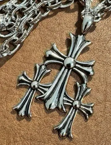 925 실버 크로스 목걸이