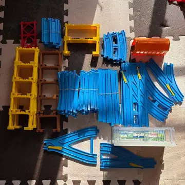 프라레일 레일/배경 부품 세트