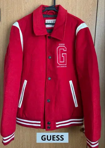 게스 / 바시티 자켓 레드