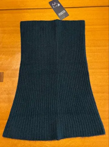 캐시미어 100% 넥워머 다크 그린