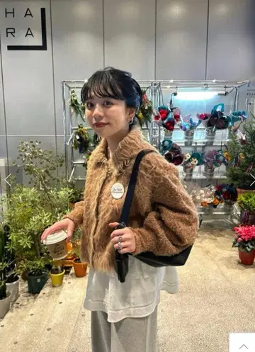 kastane 웨이브 기모 니트 가디건