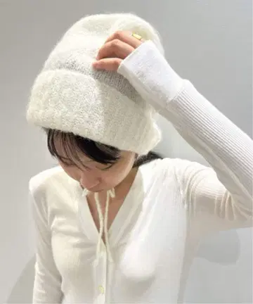 EDIT.FOR LULU 알파카 MIX 샤기 니트 캡