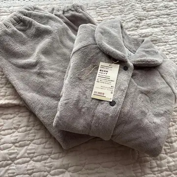 무인양품 입는 담요 파자마 여성용 룸웨어 상하의 S