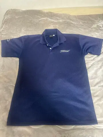 Titleist 네이비 피케 셔츠 스카티 카메론 사이즈 L