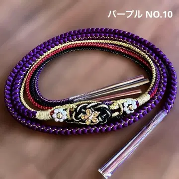 새상품 허리띠 순수 실크 스톤 펄/NO.10