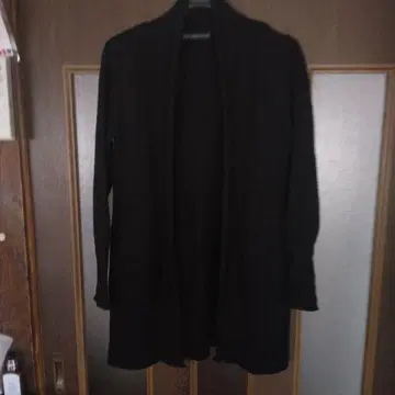 Brooks Brothers 양모 롱 가디건 꽈배기 무늬 네이비