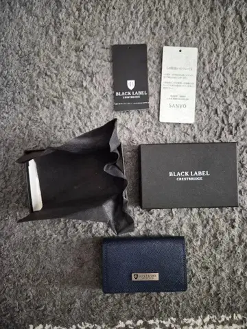 black label crestbridge 키케이스 네이비 새상품급