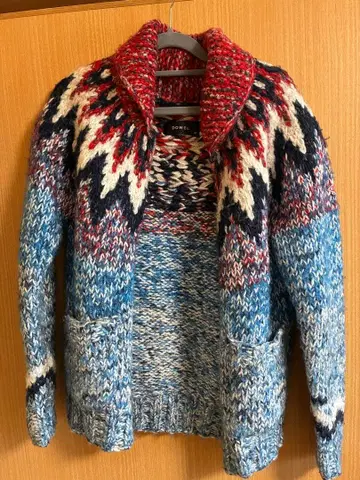 노르딕 무늬 니트 스웨터