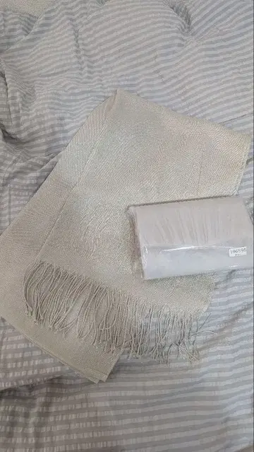 플리츠 클러치백 & 스톨