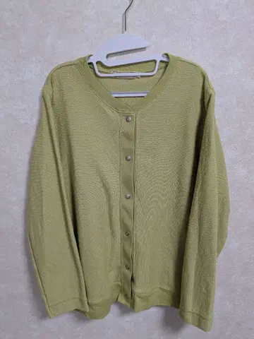 CROCODILE 라이트 그린 가디건 LL 사이즈